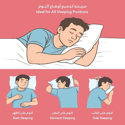 مخدات تيري القابلة للتعديل فليكس | Flex - طقم 2 قط...