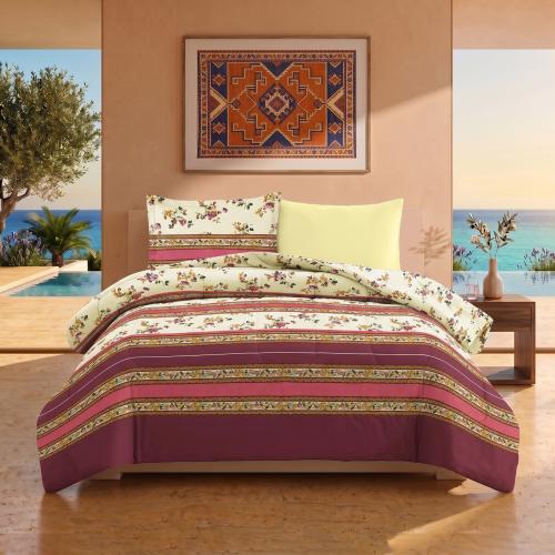 مفرش نفر ونص فاخر 4 قطع - فكتوريا