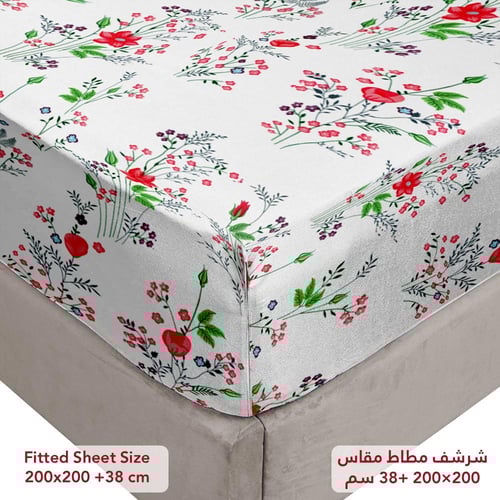 مفرش نفرين فلوري 8 قطع - جوري