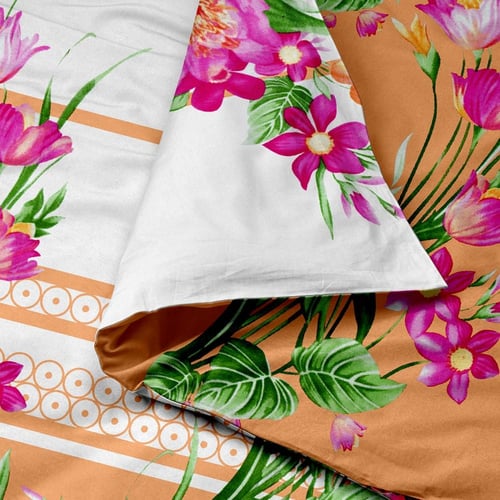 مفرش بحشوة متحركة نفرين بوجهين 7 قطع - تيرا