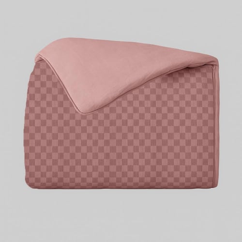 مفرش بحشوة متحركة نفرين جاكار 7 قطع - زهري