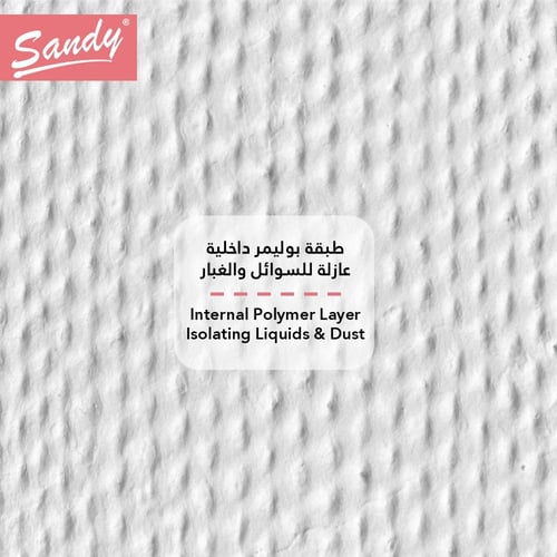 واقي مرتبة ساندي لاتيكس ضد البلل 100×200 سم