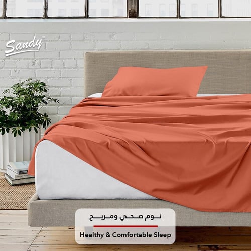 طقم شرشف ساندي ساده مفرد - طوبي