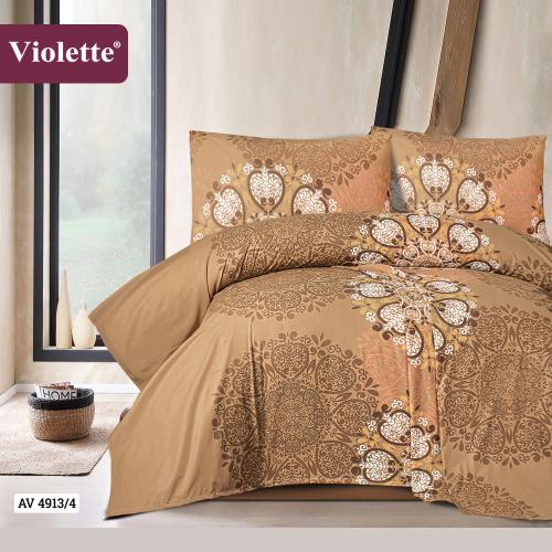 طقم شرشف فيوليت مفرد ونص 3 قطع - 4913/4