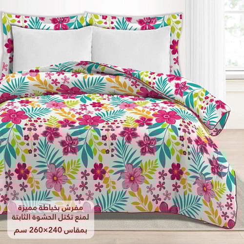 مفرش نفرين فلوري 8 قطع - فلونا