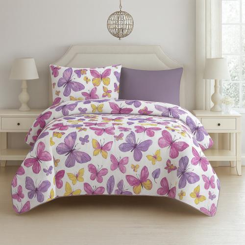 مفرش نفر ونص روز فلوري - تولين