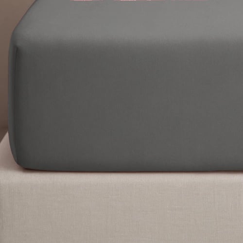 مفرش نفر ونص بحشوة متحركة روز جاكار - رمادي