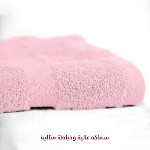 منشفة ساندي قطن 100% | زهري "شعر"