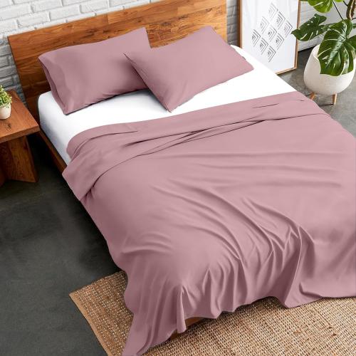 طقم شرشف ساندي ساده مفرد ونص - نود