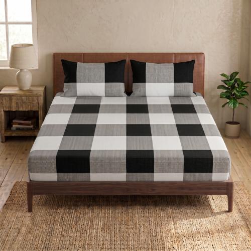 طقم شرشف روز مطاط مزدوج 200x200 سم 3 قطع - 5594