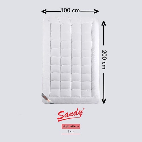 لباد سرير ساندي 5 سم 100×200 سم - مفرد