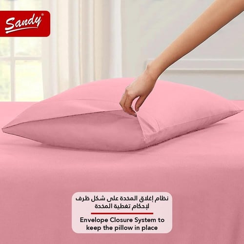 طقم شرشف ساندي ساده مفرد - زهري