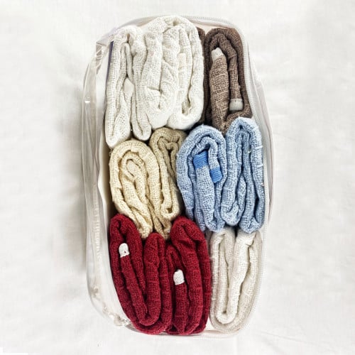 طقم مناشف متعددة الاستخدام 35x35 سم