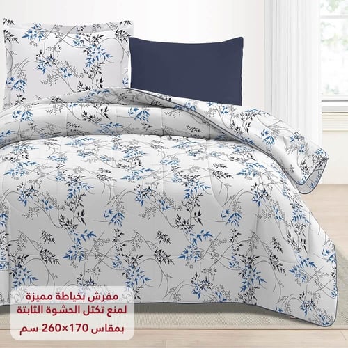 مفرش نفر ونص روز فلوري - جاسمين