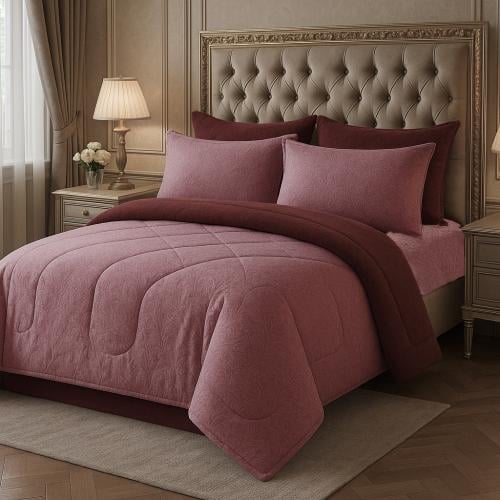 مفرش شتوي نفرين فلوري 6 قطع - اوبيرا عودي