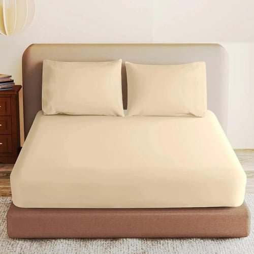 طقم شرشف روز ساده نفرين 200x200 سم - متعدد الألوان