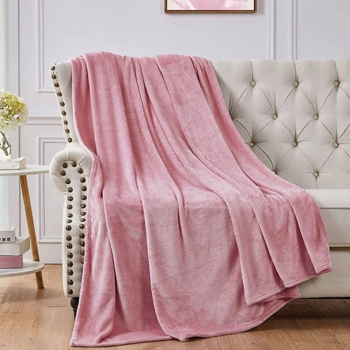 بطانية ساندي الناعمة - زهري | مفرد