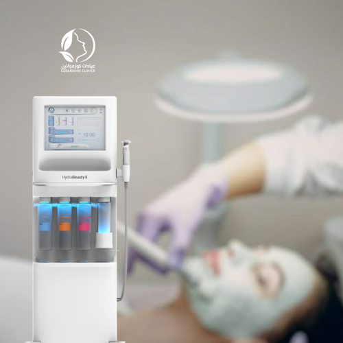 جلسة هيدرابيوتي + تقشير بارد للوجه *