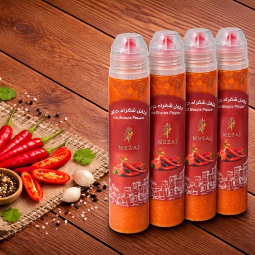 بكج 4 عبوات فلفل شقراء حراق