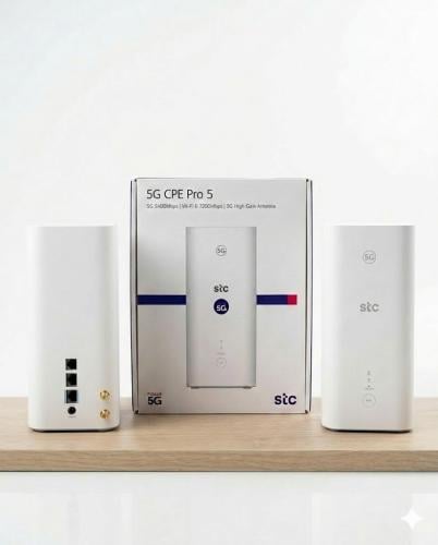 راوتر هواوي CPE برو 5 معدل بمخارج تركيب أنتينا mim...