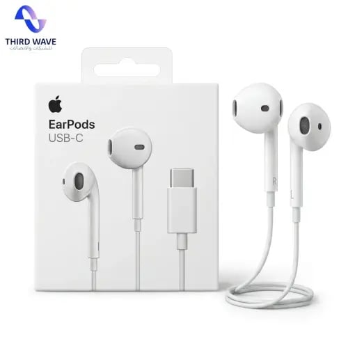 سماعة أبل الأصلية USB-C – جودة صوت عالية وراحة مثا...