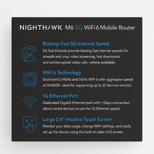 راوتر متنقل نت قيرM6 MR6110 | 5G | واي فاي 6 | مفت...