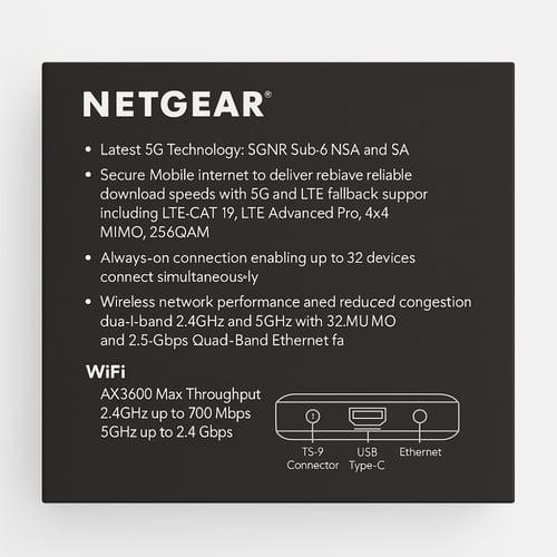 راوتر متنقل نت قيرM6 MR6110 | 5G | واي فاي 6 | مفت...