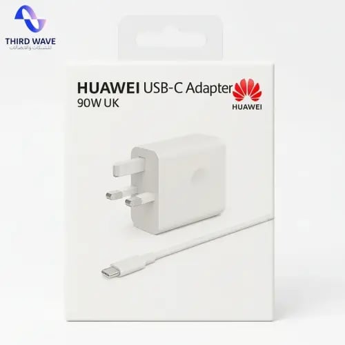 شاحن هواوي لابتوب 90 واط USB-C أصلي – شحن سريع