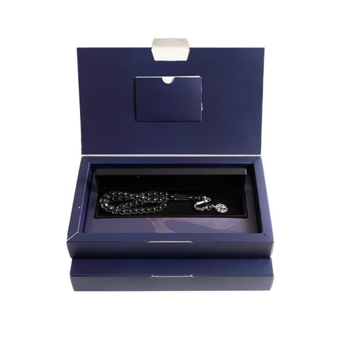 سبحة اسود شفاف