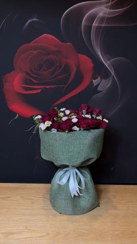 باقة بيبي روز احمر