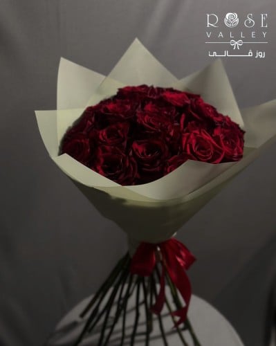 باقة ورد أحمر جوري هدية مميزة