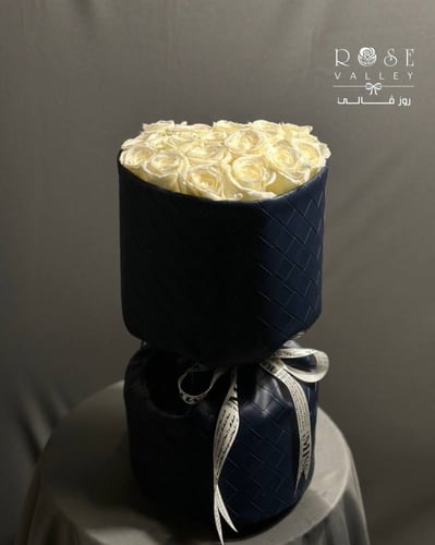 باقة جوري أبيض