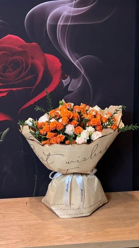 باقة بيبي روز 15 غصن