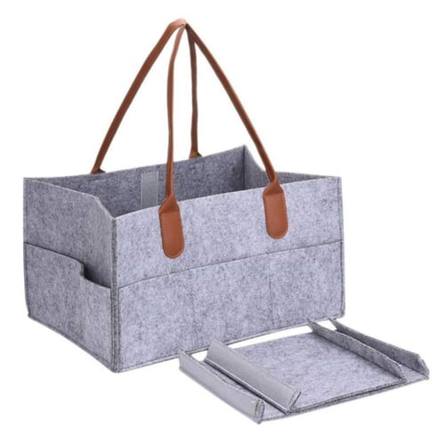 سلة تنظيم الحفاضات وزجاجاة رضاعة الطفل