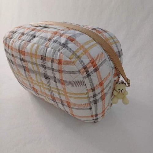 شنطة مفرش مواليد قطني قابل للطي