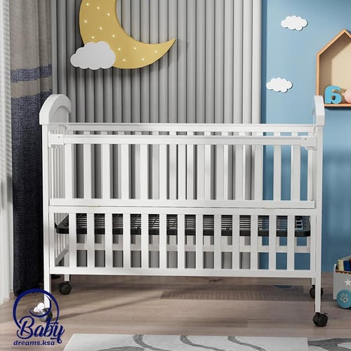 سرير خشبي للأطفال المواليد 3ارتفاعات