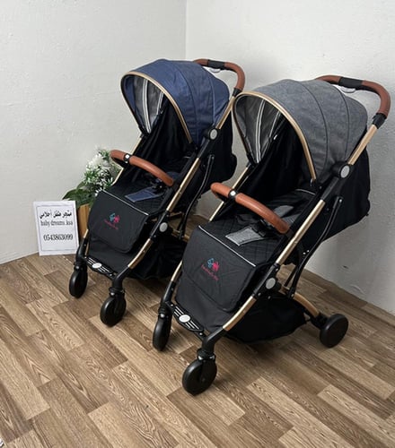 عربة أطفال خفيفة وعملية بتصميم أنيق