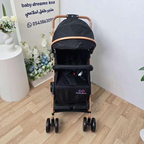 عربة أطفال أنيقة بتصميم مميز