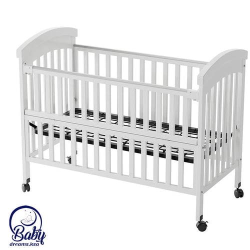 سرير خشبي للأطفال المواليد 3ارتفاعات