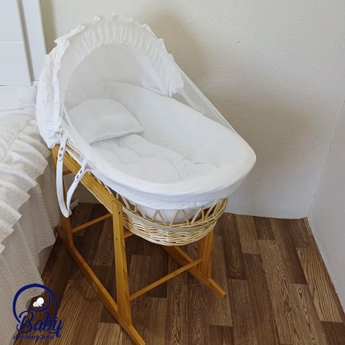 طقم مفرش سرير نفاس- اف وايت