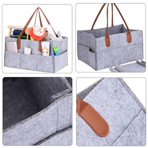 سلة تنظيم الحفاضات وزجاجاة رضاعة الطفل