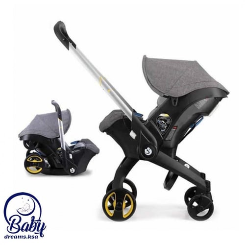 عربية كارسيت 4*1 - عربة اطفال وكرسي سيارة قابلة لل...