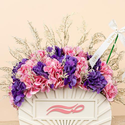 Blush Violet Deco Fan