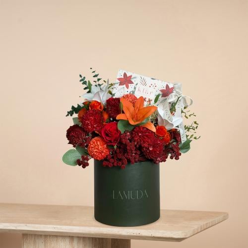 Crimson & Amber Lily Spa Box By Klar