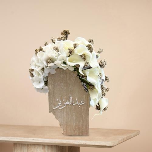 رخاميات ورد صناعي