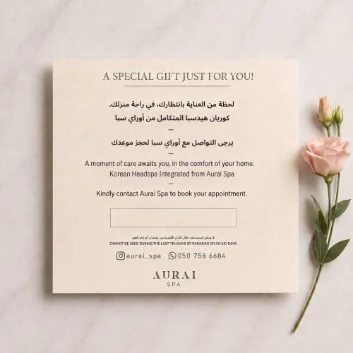 Korean Headspa Integrated by Aurai Spa