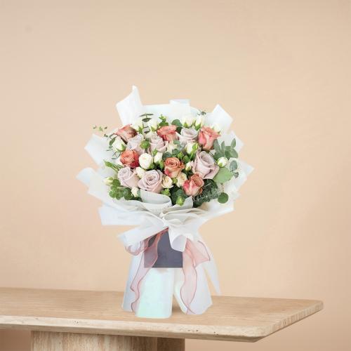 باقة ورد طبيعي 1 | Bouquet of natural roses 1