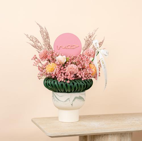 Ocean Pink Pedestal Bloom