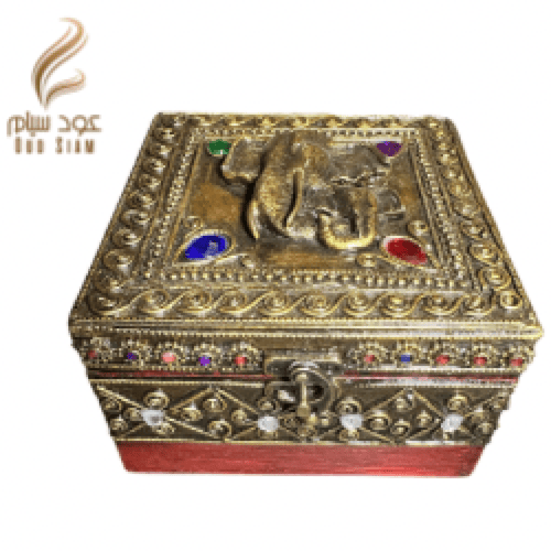 صندوق خشبي مزخرف صغير