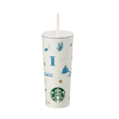 Starbucks mermaid pattern cup